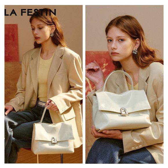 Women'S Top Handle Satchel Bag ."L X ."W X "H Hobo Silhouette Adjustable - Picture 2 of 6